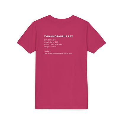 Tyrannosaurus Rex educational t-shirt youth t-shirt