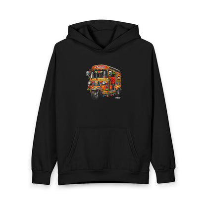 Pakistani Truck Art Rickshaw Hoodie