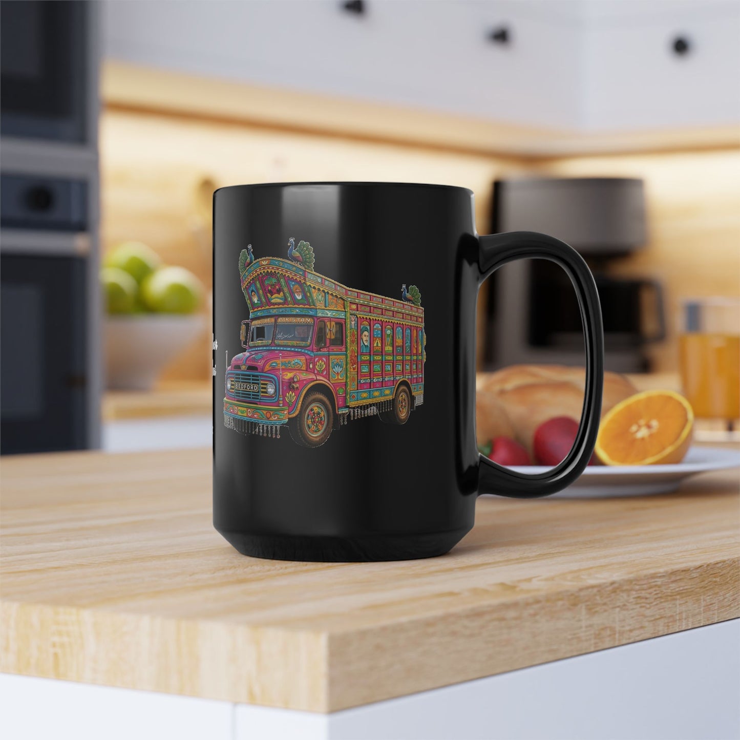 Pakistani Truck Mug in Black