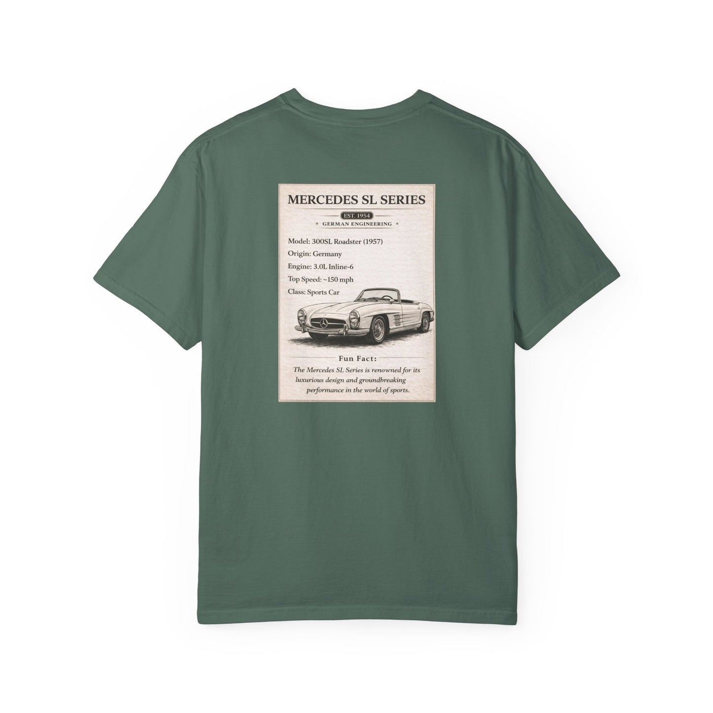 1957 Mercedes 300 SL Vintage Car Club T-shirt
