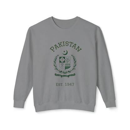 Pakistan Pride Crewneck Sweatshirt — Pakistan Emblem Graphic