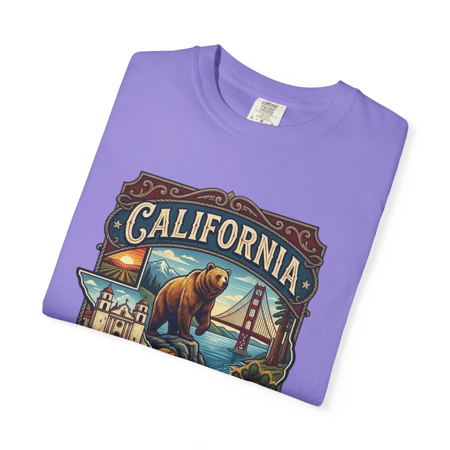 California Bear & Golden Gate T-Shirt