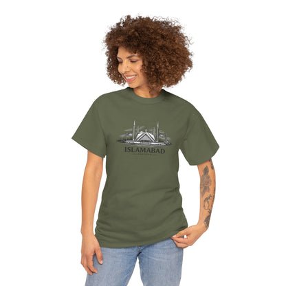 Shah Faisal Mosque T-Shirt — Islamabad Pakistan Landmark Tee