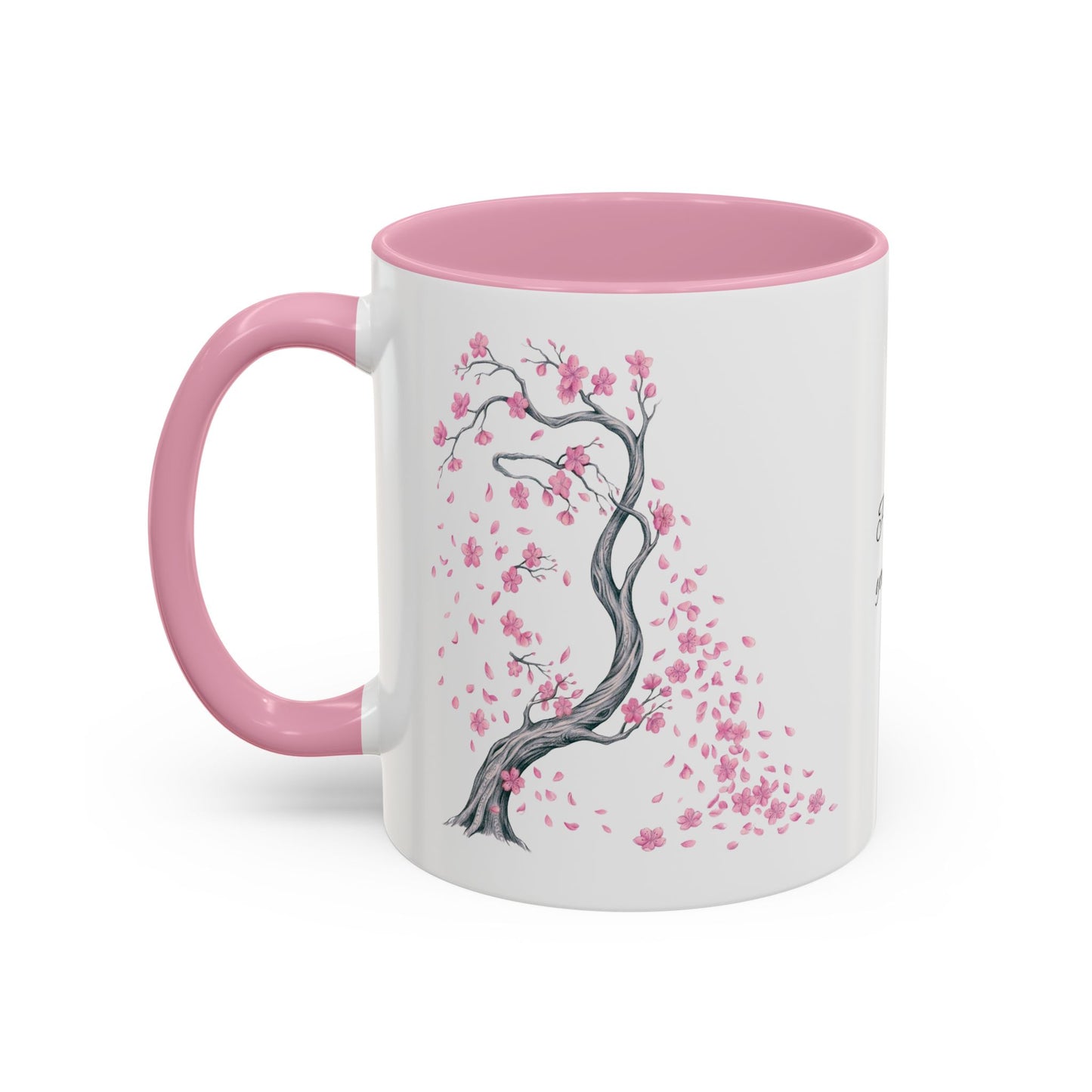 Cherry Blossom Tree Mug — Colorful Ceramic Coffee Cup