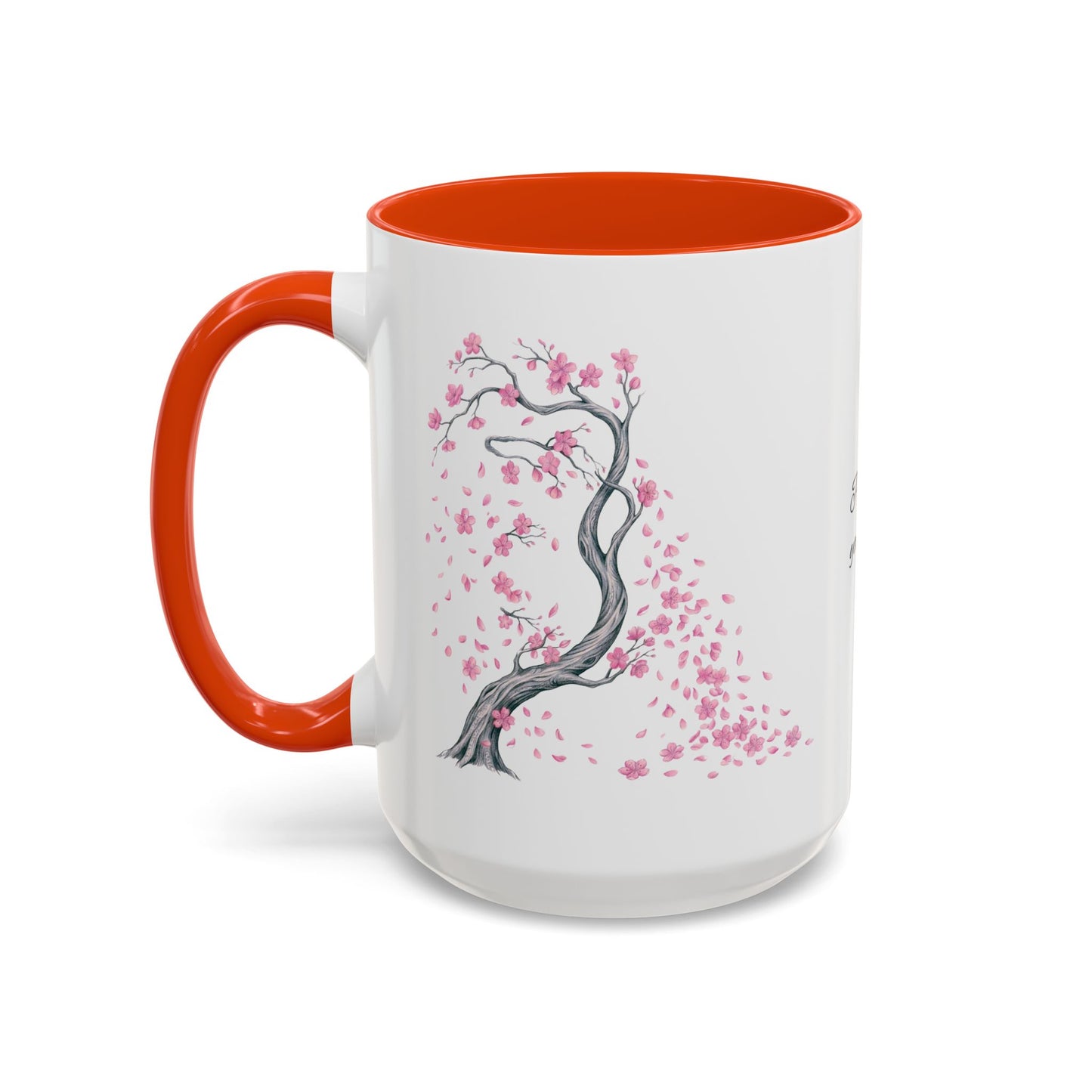 Cherry Blossom Tree Mug — Colorful Ceramic Coffee Cup