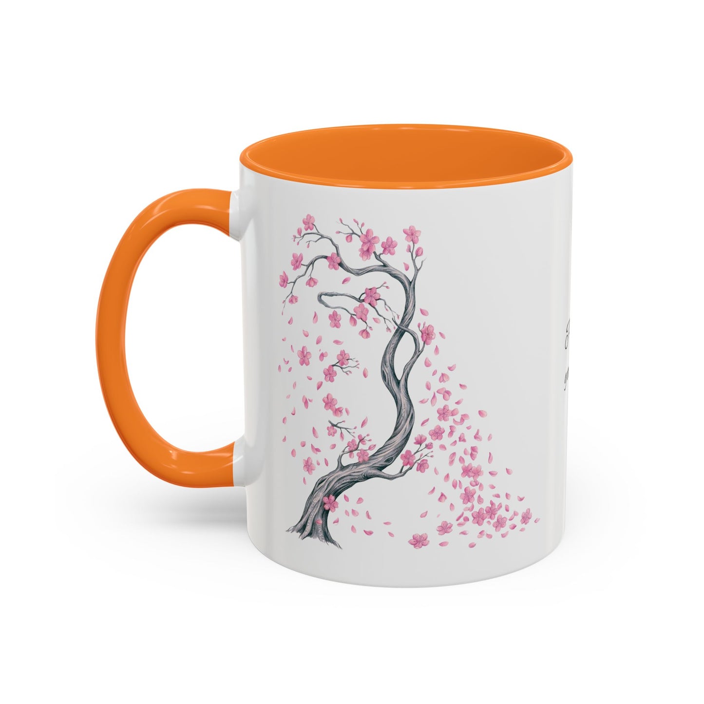 Cherry Blossom Tree Mug — Colorful Ceramic Coffee Cup