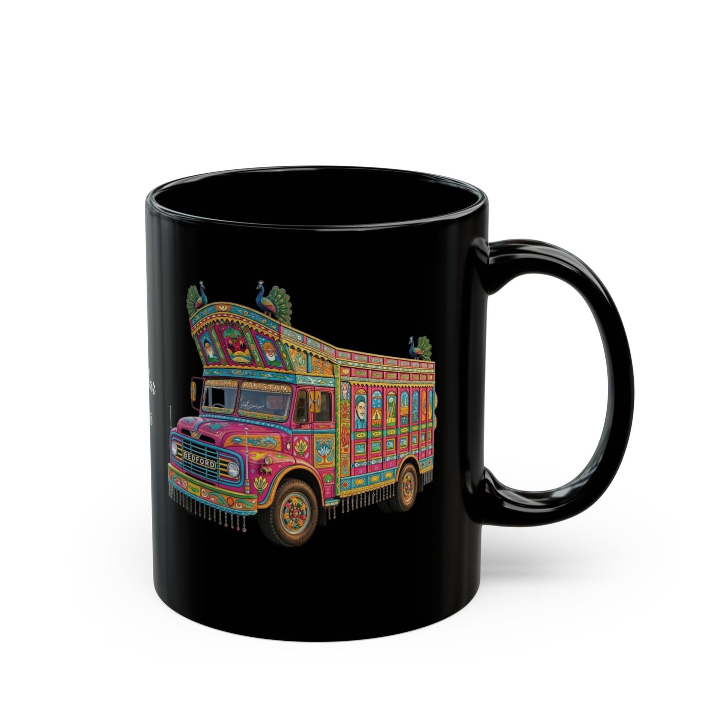 Pakistani Truck Mug in Black