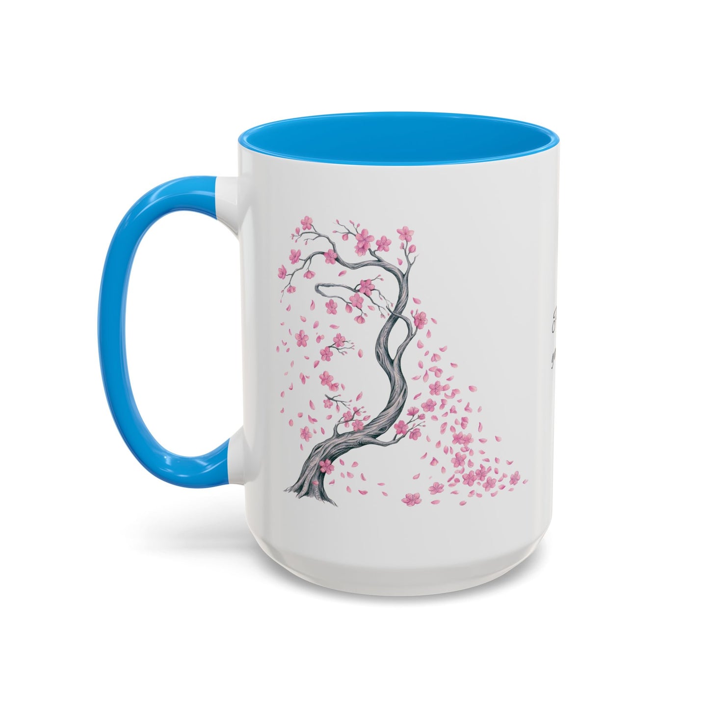 Cherry Blossom Tree Mug — Colorful Ceramic Coffee Cup
