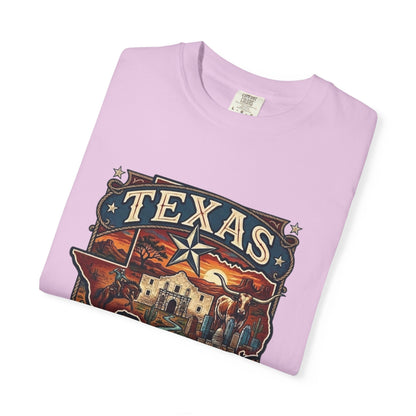 Texas Alamo Longhorn T-Shirt — State of Texas Graphic Tee