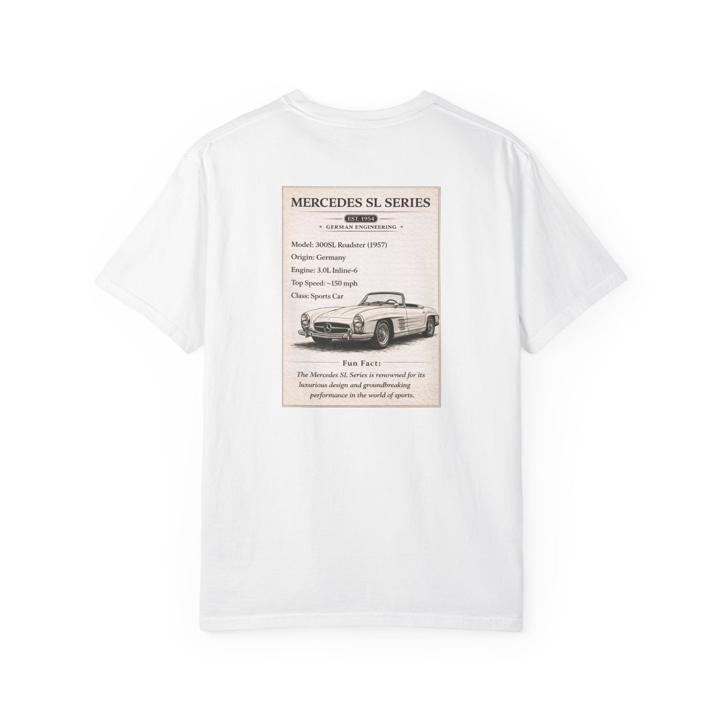 1957 Mercedes 300 SL Vintage Car Club T-shirt