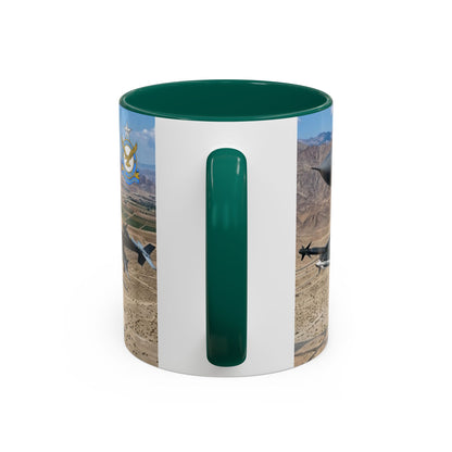 Pakistani F-16 Falcon Flight Mug — Colorful 11oz & 15oz Ceramic Coffee Cup