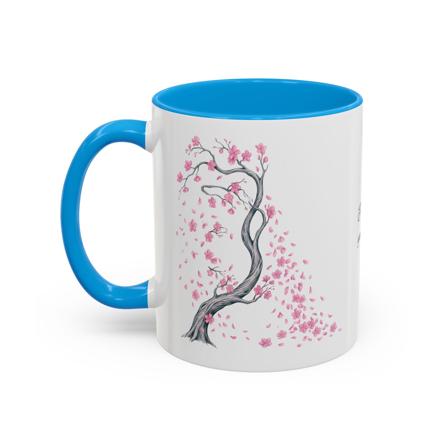 Cherry Blossom Tree Mug — Colorful Ceramic Coffee Cup