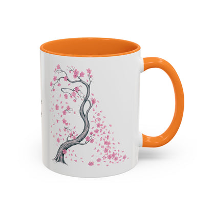 Cherry Blossom Tree Mug — Colorful Ceramic Coffee Cup