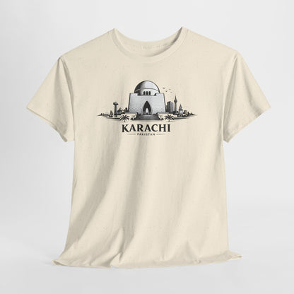 Quaid-e-Azam Mazar Karachi Tee — City of Lights Pakistan T-Shirt
