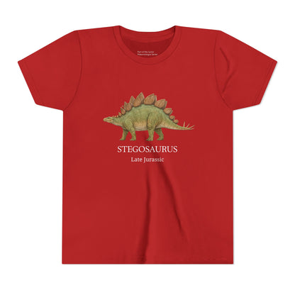 Stegosaurus educational youth t-shirt