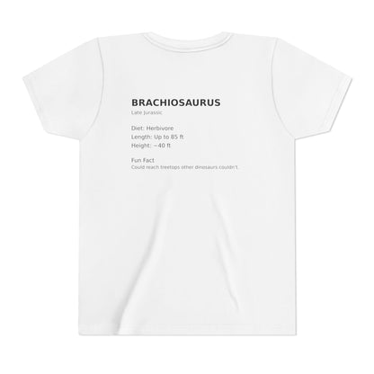 Brachiosaurus educational youth t-shirt