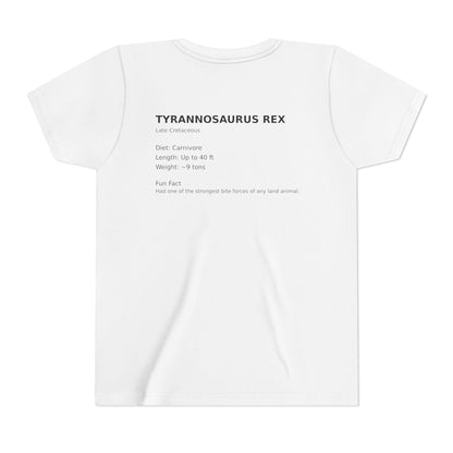 Tyrannosaurus Rex educational t-shirt youth t-shirt