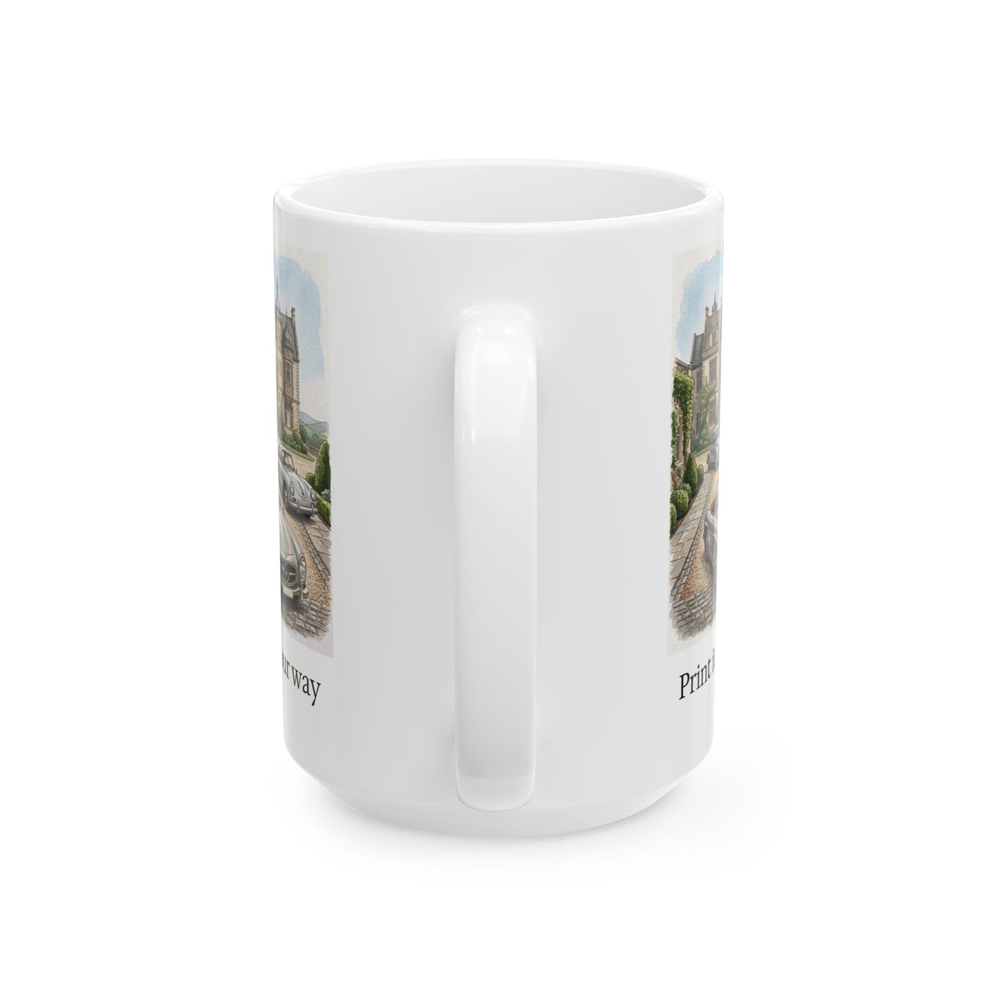 German Classic Car Mug Customizable