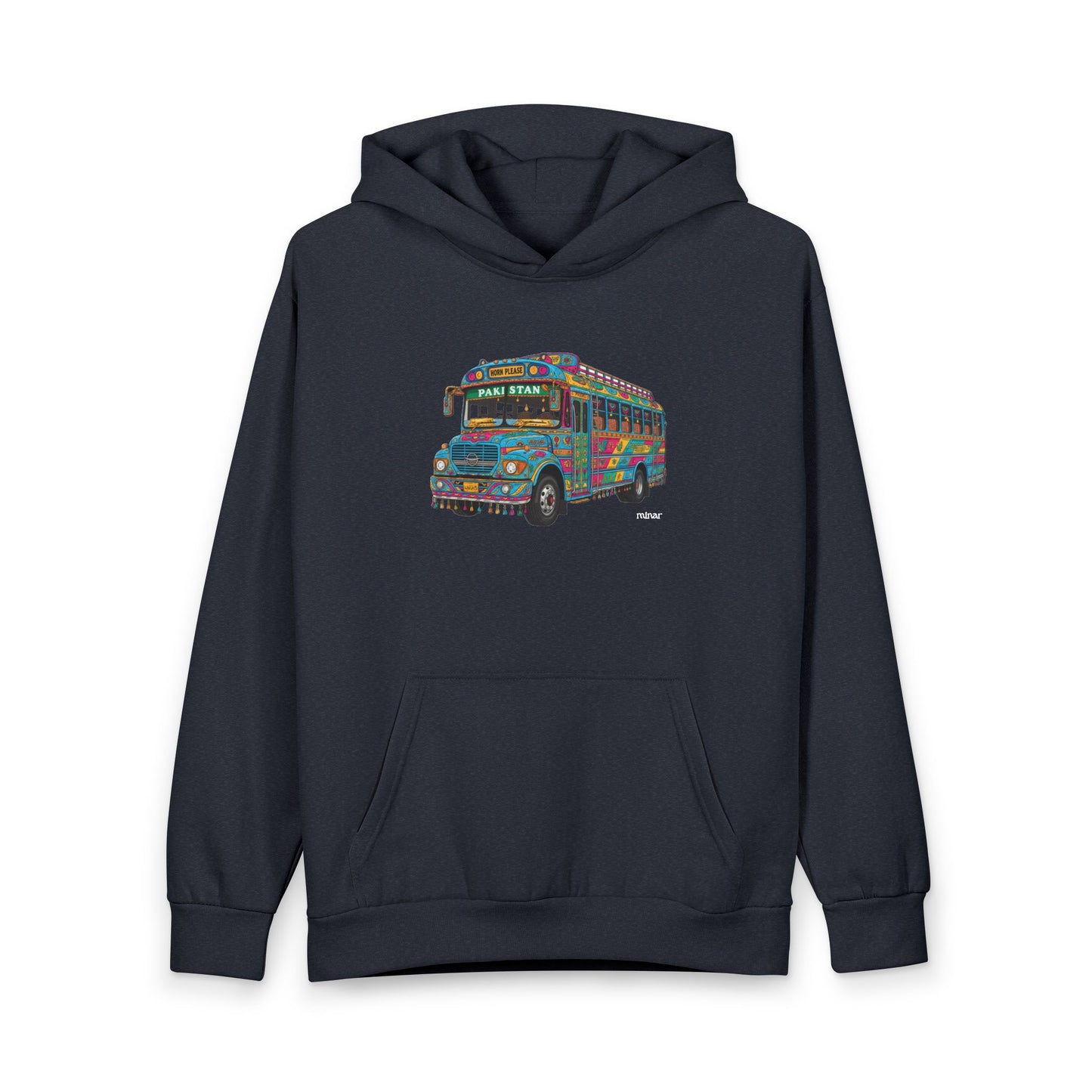 Pakistani Truck Art Hoodie | Colorful Floral Folk Motif Pullover