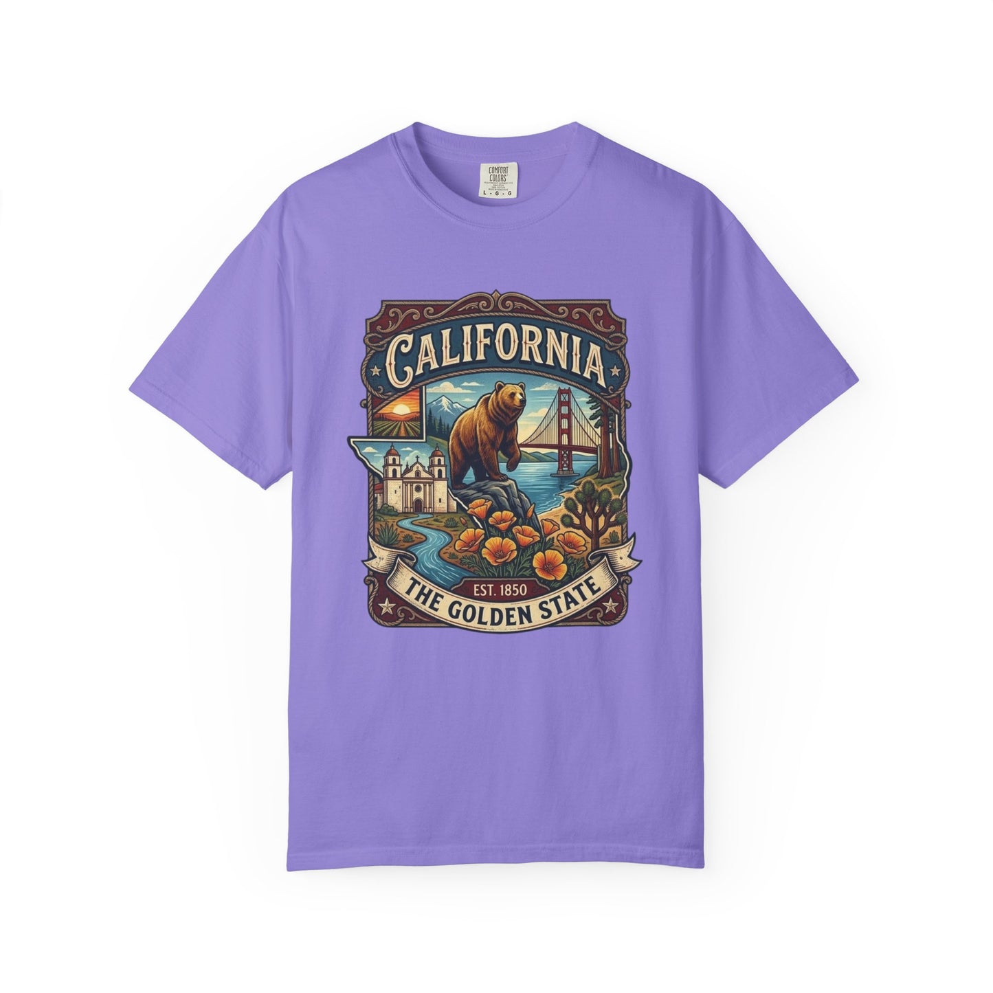 California Bear & Golden Gate T-Shirt