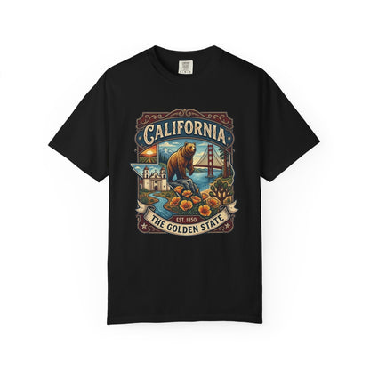 California Bear & Golden Gate T-Shirt
