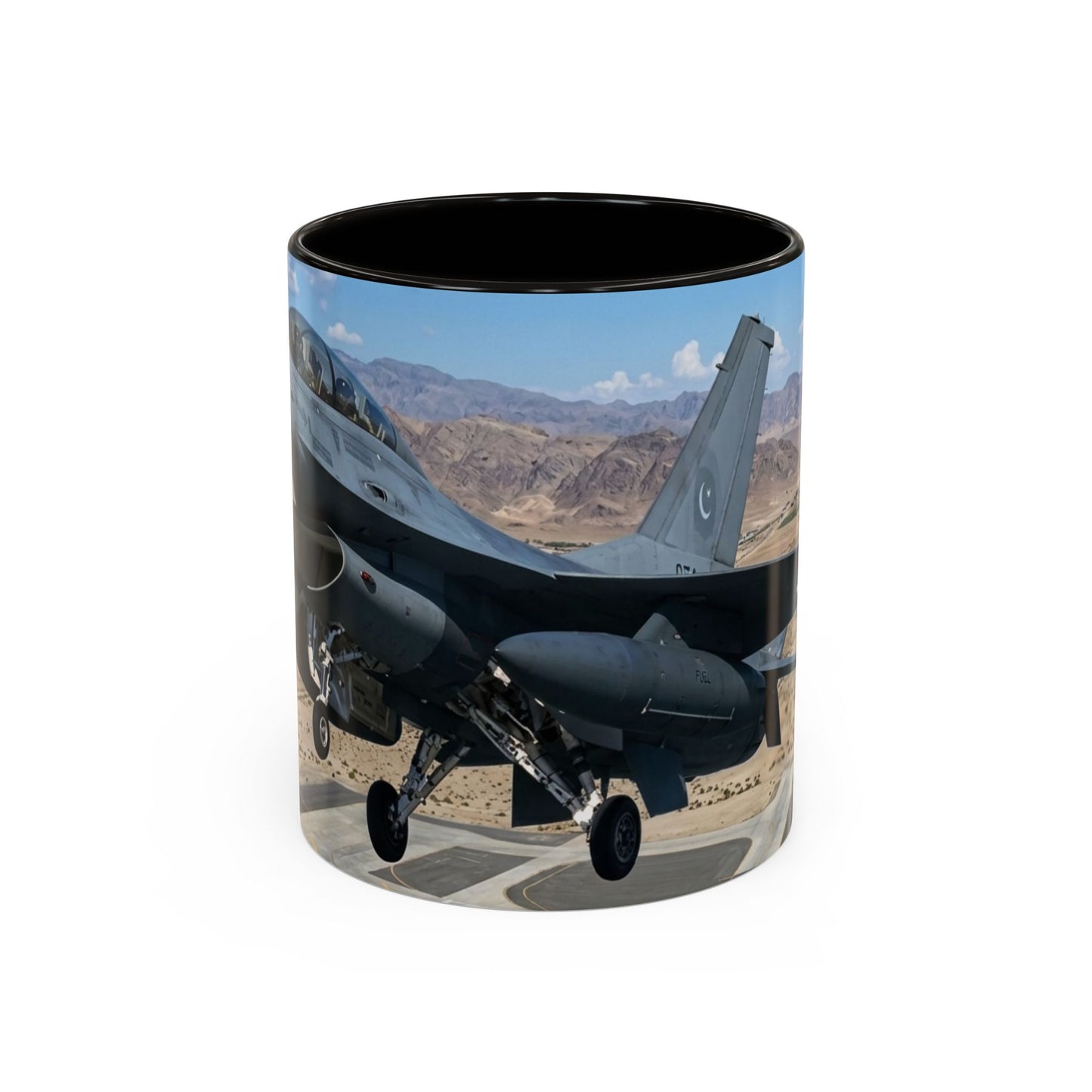 Pakistani F-16 Falcon Flight Mug — Colorful 11oz & 15oz Ceramic Coffee Cup