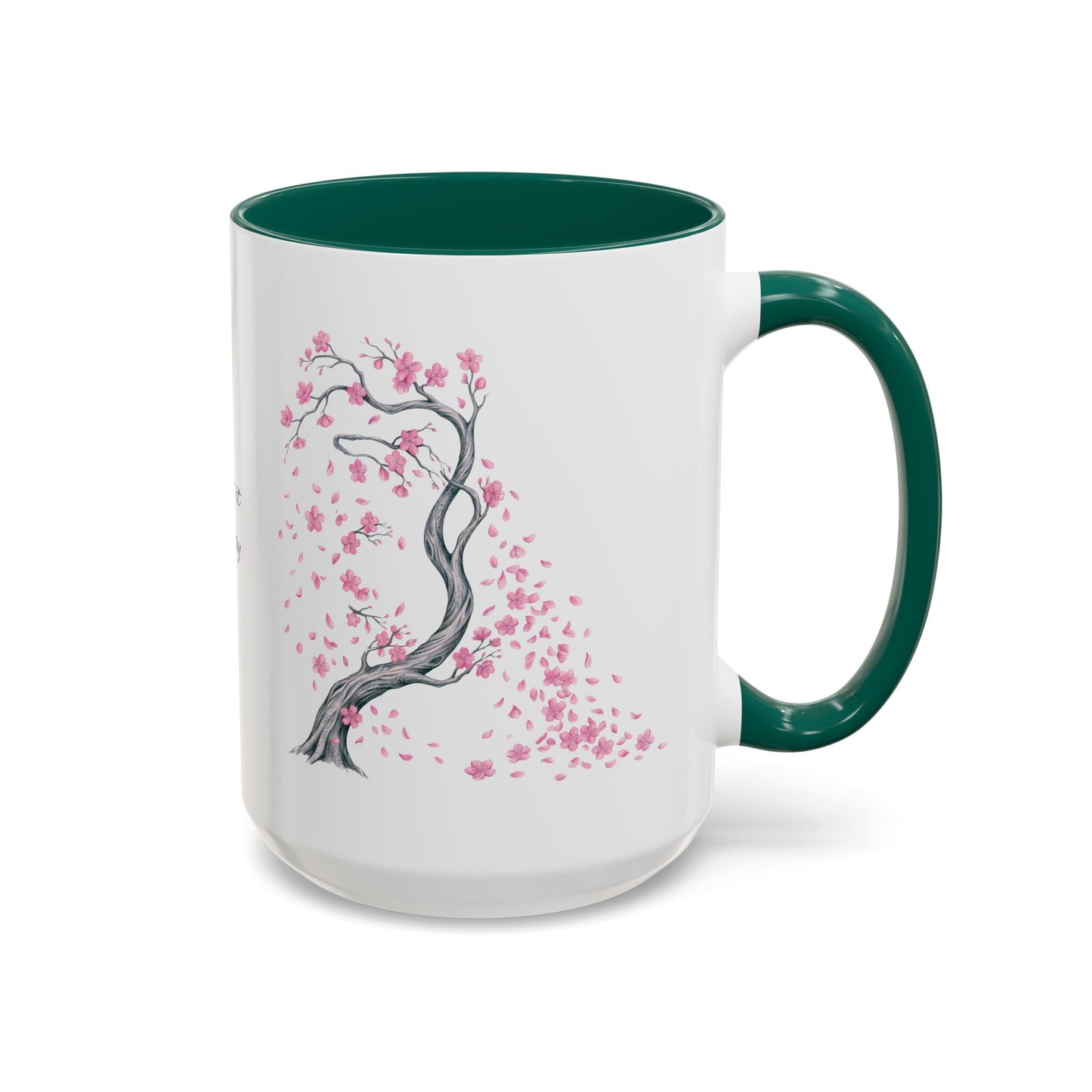 Cherry Blossom Tree Mug — Colorful Ceramic Coffee Cup