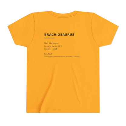 Brachiosaurus educational youth t-shirt
