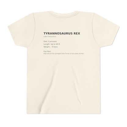 Tyrannosaurus Rex educational t-shirt youth t-shirt