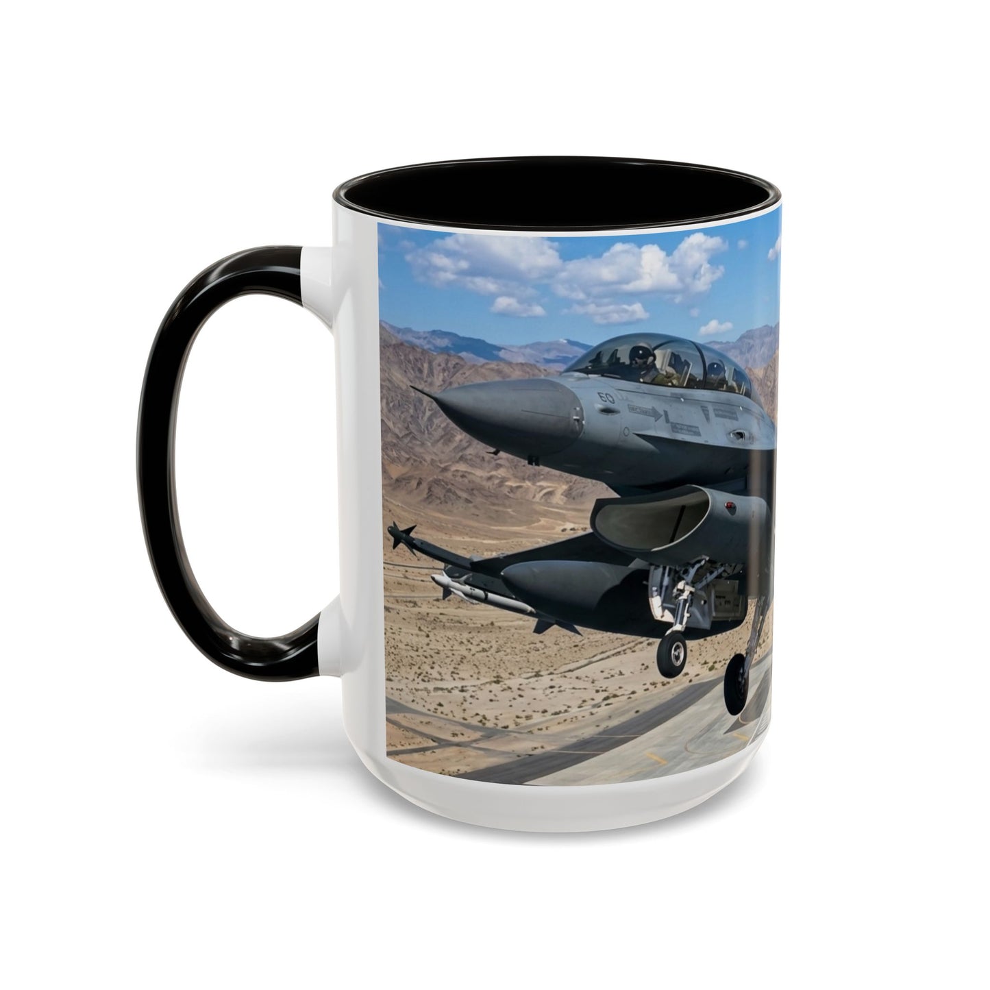 Pakistani F-16 Falcon Flight Mug — Colorful 11oz & 15oz Ceramic Coffee Cup