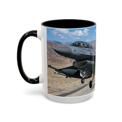 Pakistani F-16 Falcon Flight Mug — Colorful 11oz & 15oz Ceramic Coffee Cup