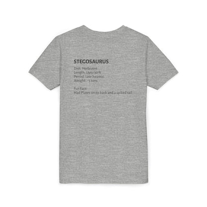 Stegosaurus educational youth t-shirt
