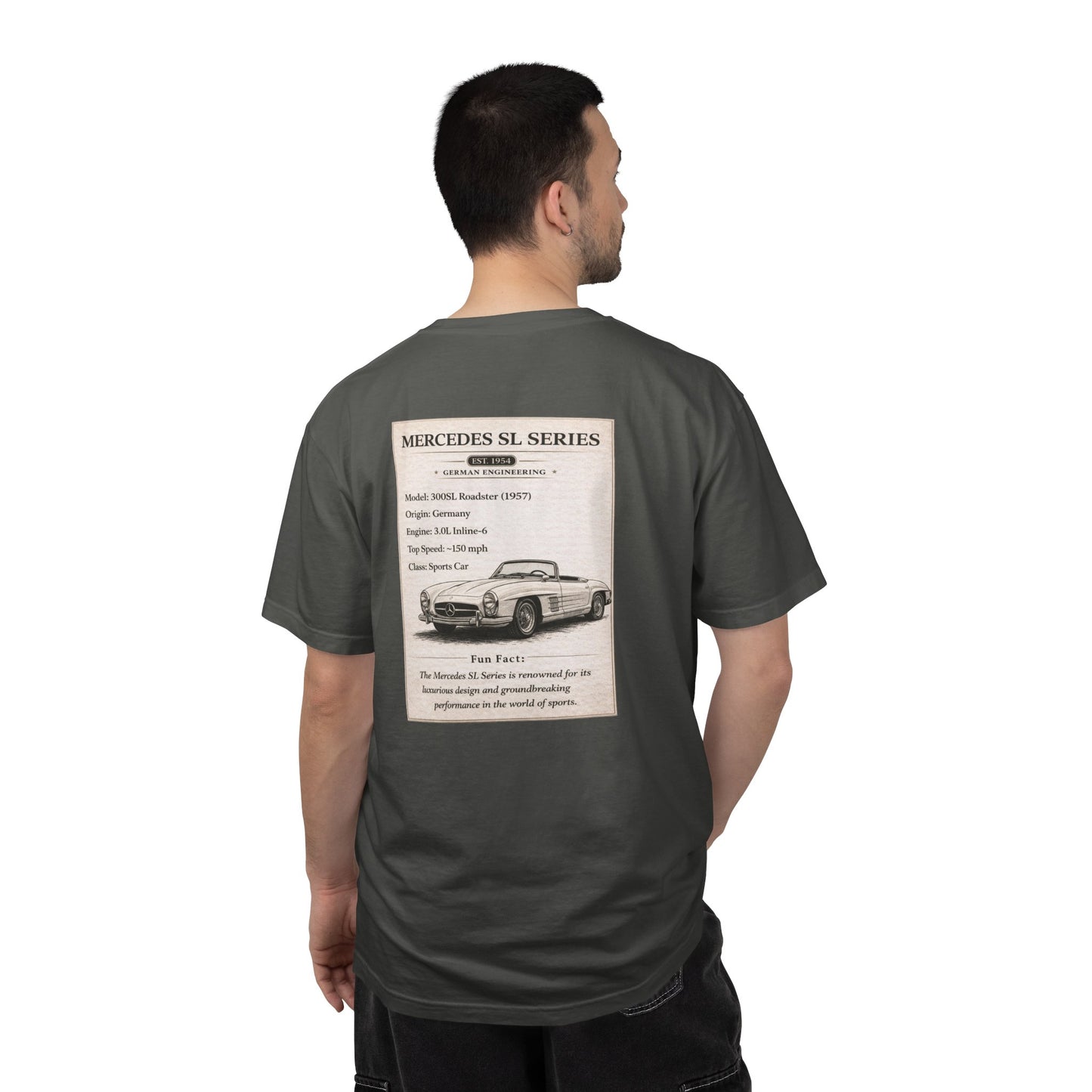 1957 Mercedes 300 SL Vintage Car Club T-shirt