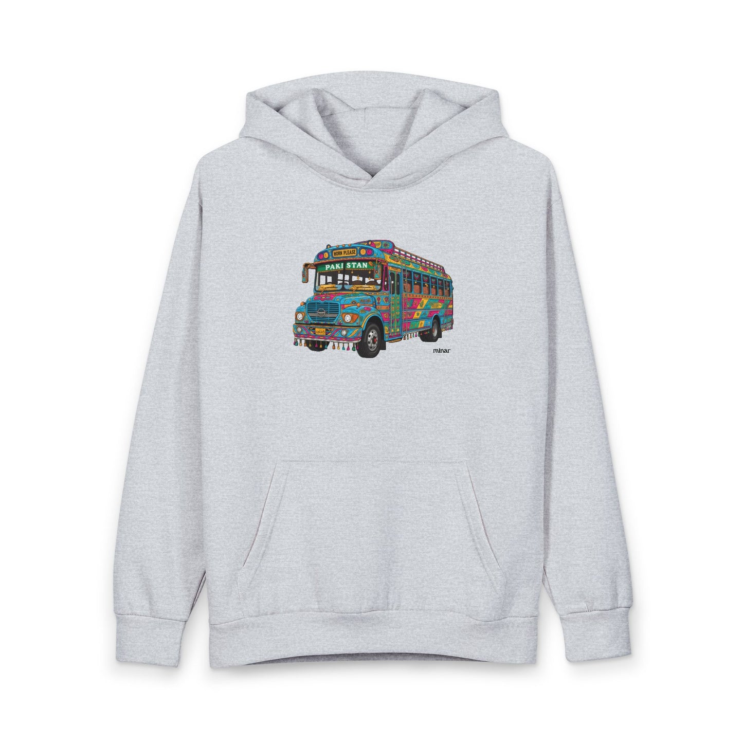 Pakistani Truck Art Hoodie | Colorful Floral Folk Motif Pullover