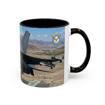 Pakistani F-16 Falcon Flight Mug — Colorful 11oz & 15oz Ceramic Coffee Cup