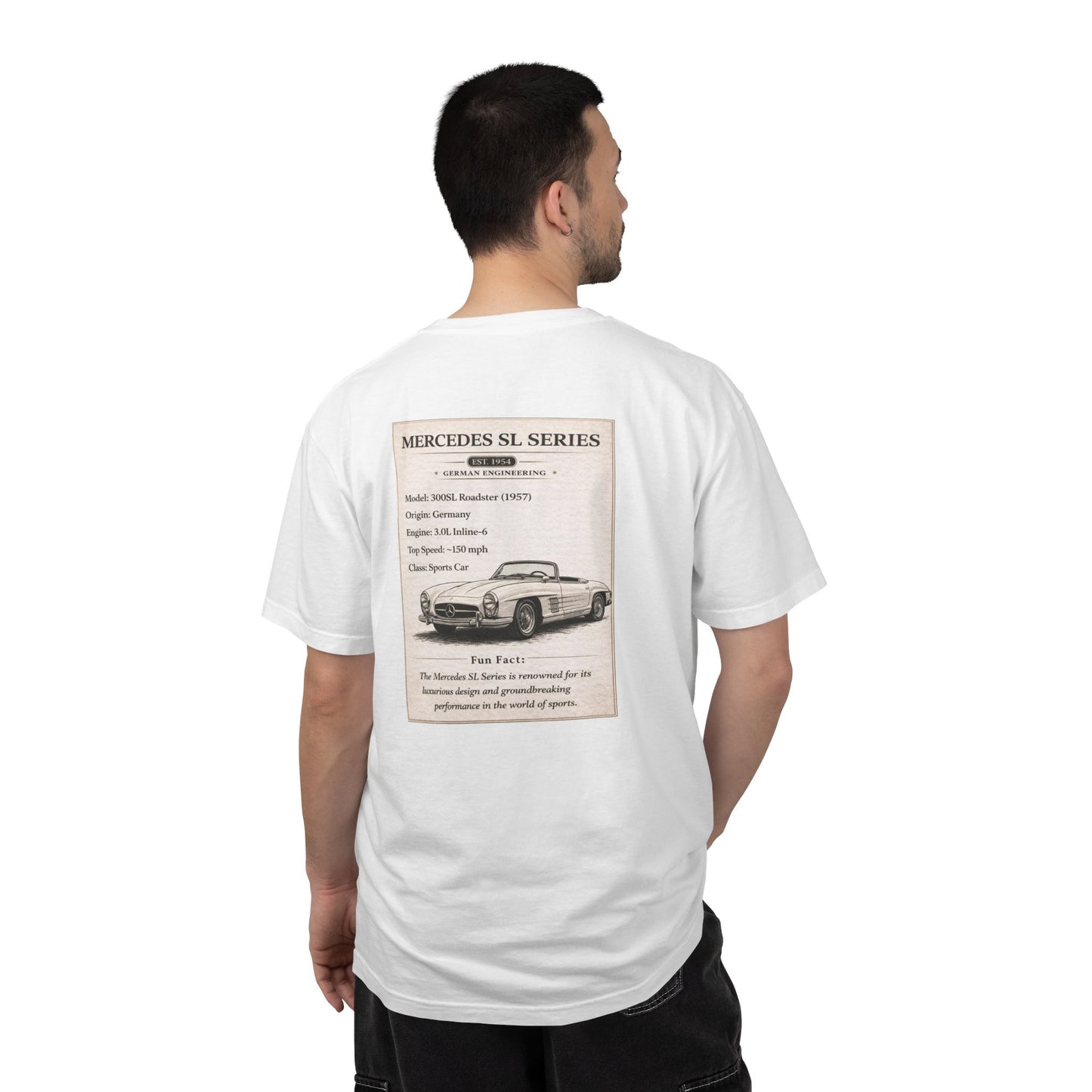 1957 Mercedes 300 SL Vintage Car Club T-shirt