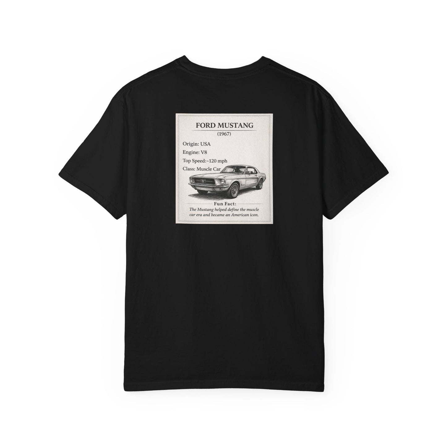 1962 Ford Mustang Vintage Car Club T-shirt | Classic Muscle Tee