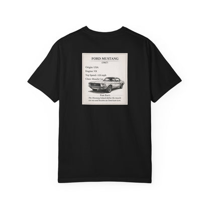 1962 Ford Mustang Vintage Car Club T-shirt | Classic Muscle Tee