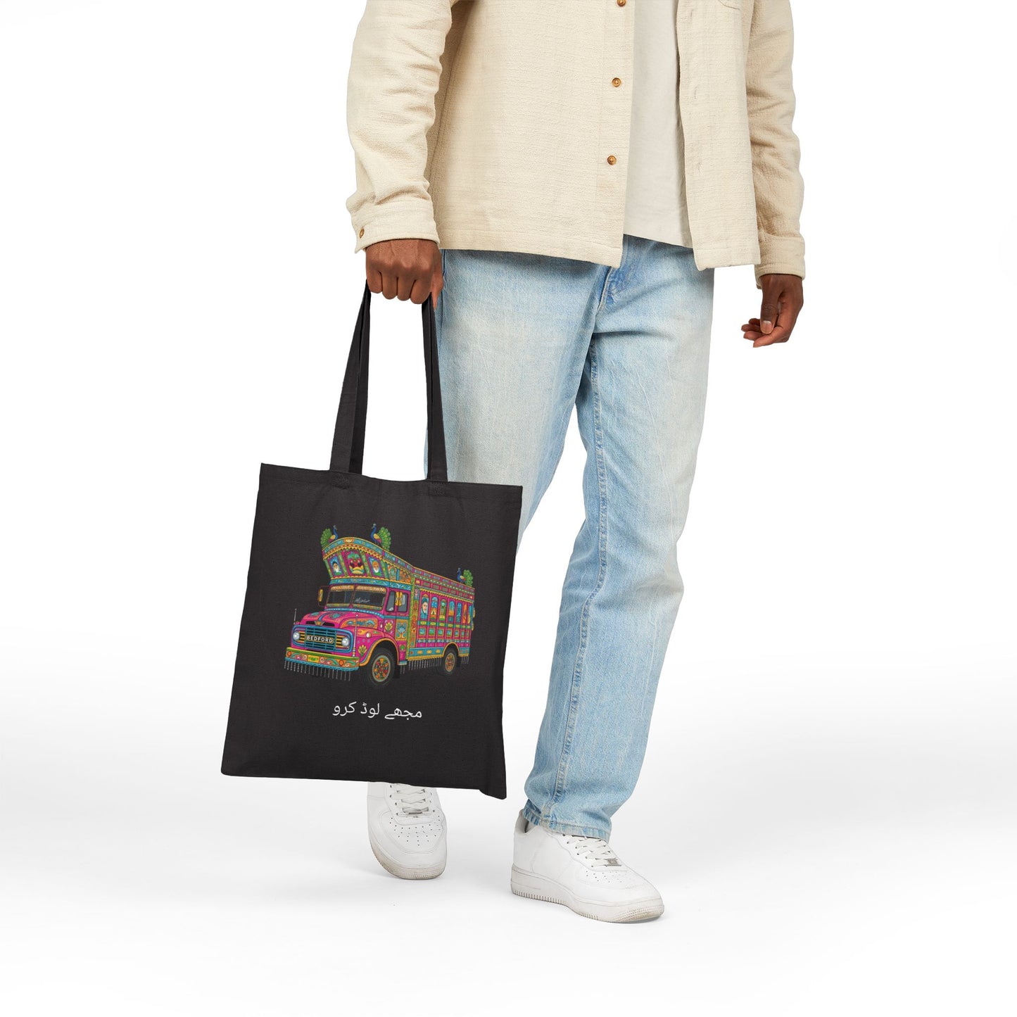 Truck: Cotton Tote Bag