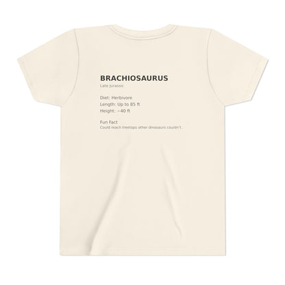 Brachiosaurus educational youth t-shirt