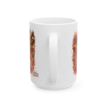 Chinese Girl in Hangzhou Ceramic Mug | Asian City Collection, 11oz or 15oz
